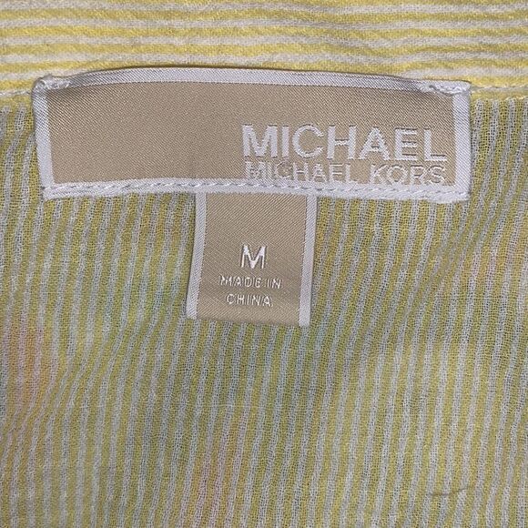 Michael Kors yellow size M shirt - Picture 3 of 4